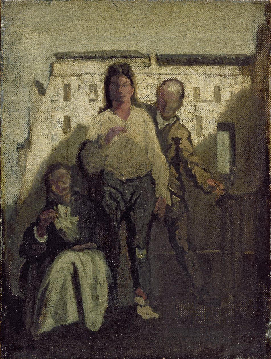 Cartouchen vangitseminen (1693-1721) (öljy kankaalle) tekijältä James Ferrier Pryde