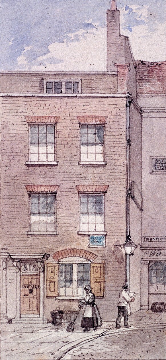 Gunpowder Alley, Lontoo, c1850 tekijältä James Findlay