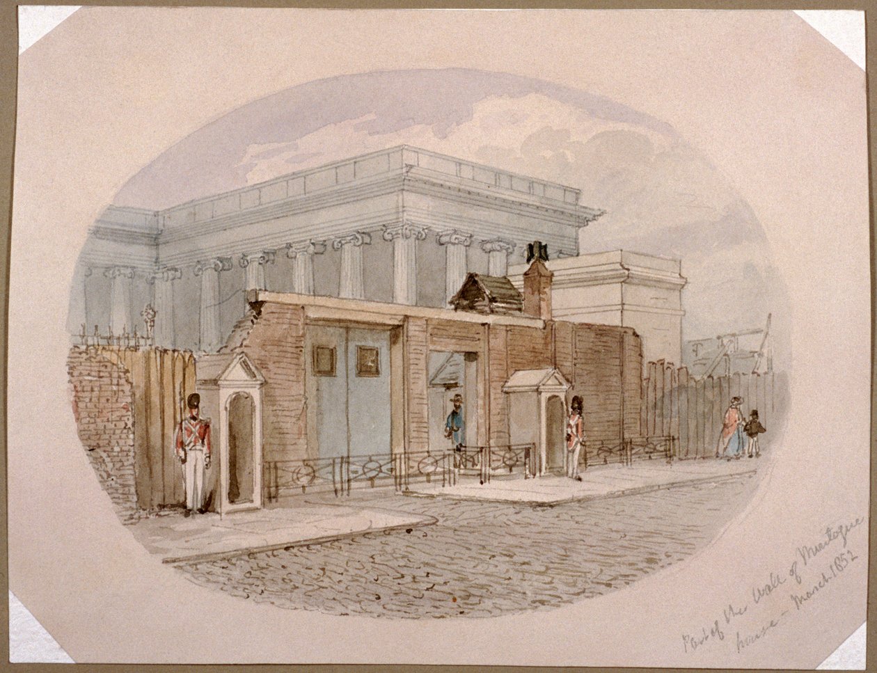 Mur de la Casa Montague, Museu Britànic, Londres, 1852 finlandès tekijältä James Findlay