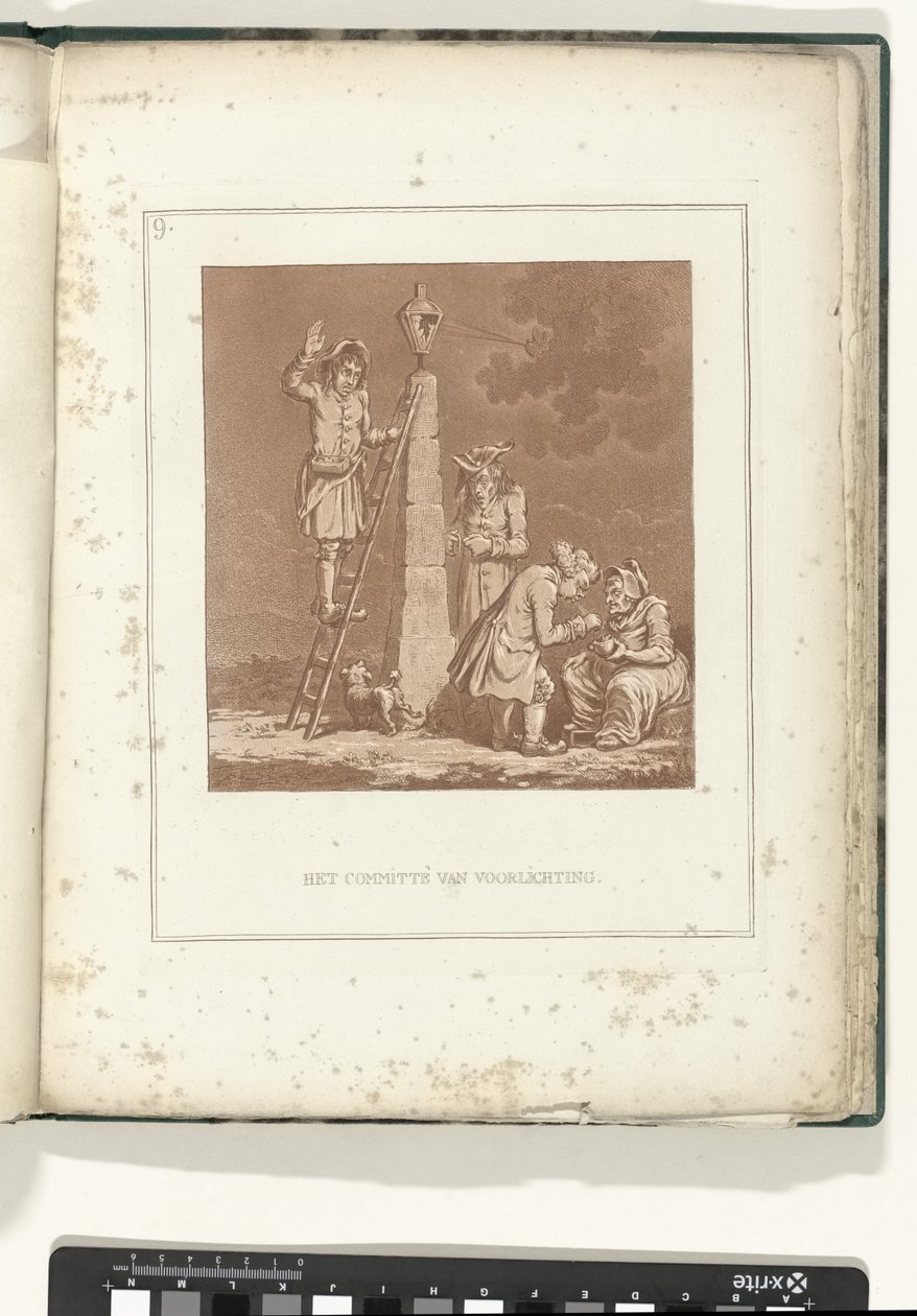 Tietokomitea, 1795 Tiedotuskomitea (kohteen otsikko) Hollandia Regenerata (sarjan nimi) tekijältä James Gillray (possibly)