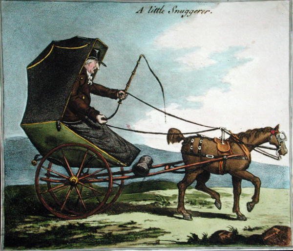 Little Snuggerer (käsinvärinen etsaus) tekijältä James Gillray