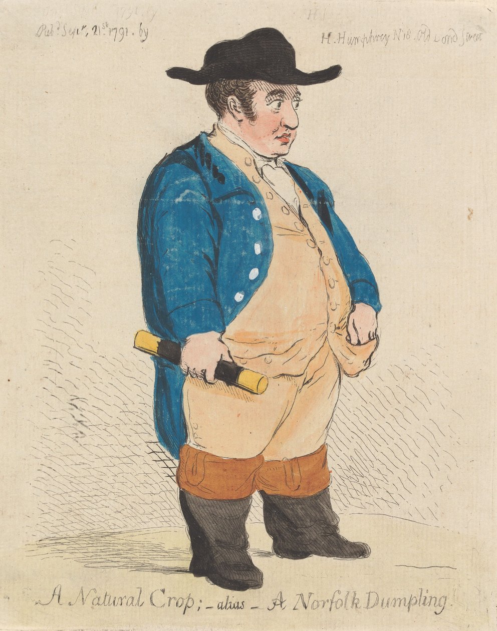 Luonnollinen sato; toiselta nimeltään Norfolkin myky tekijältä James Gillray