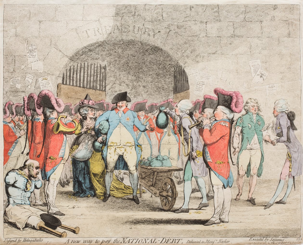 Uusi tapa maksaa valtionvelka tekijältä James Gillray