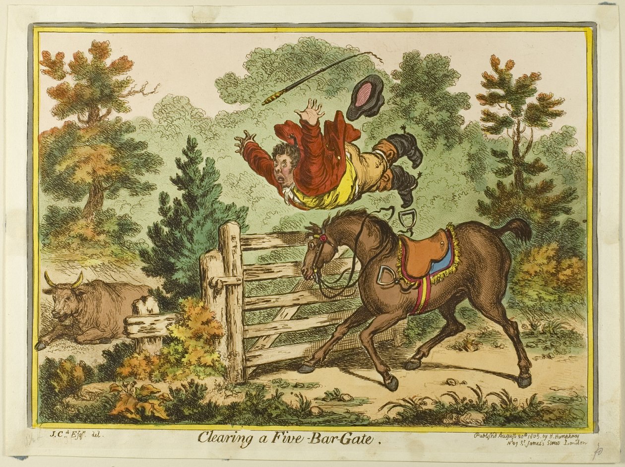 Viiden palkin portin tyhjentäminen tekijältä James Gillray