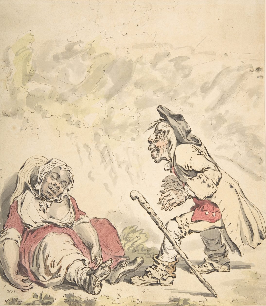Cymon ja Iphigenia, 1796. tekijältä James Gillray