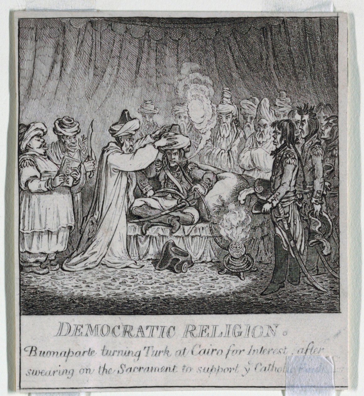"Demokratia tai luonnos o tekijältä James Gillray