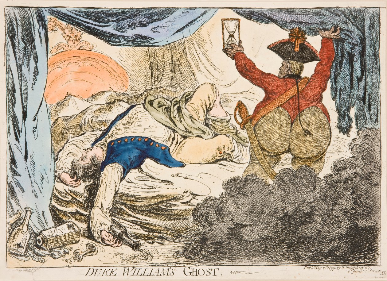 Duke Williamin haamu tekijältä James Gillray