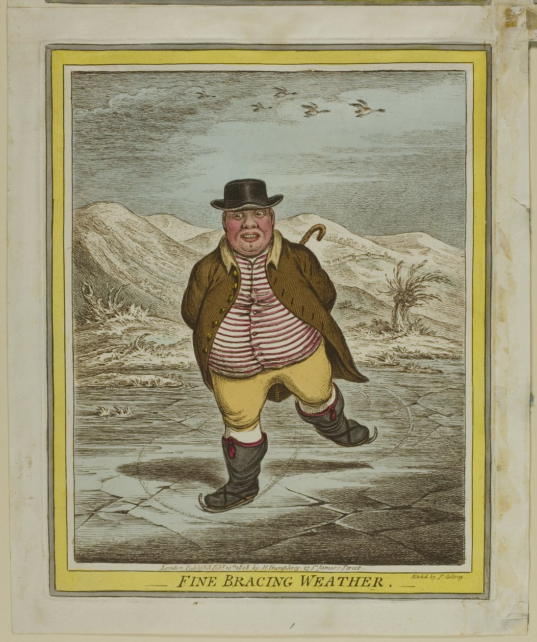 Hieno sää tekijältä James Gillray