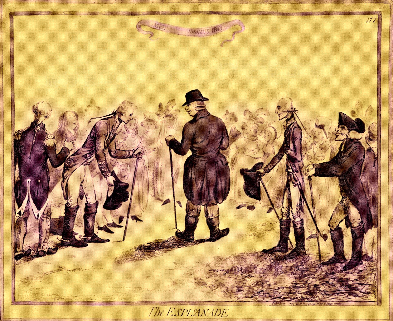 George III - karikatyyri tekijältä James Gillray