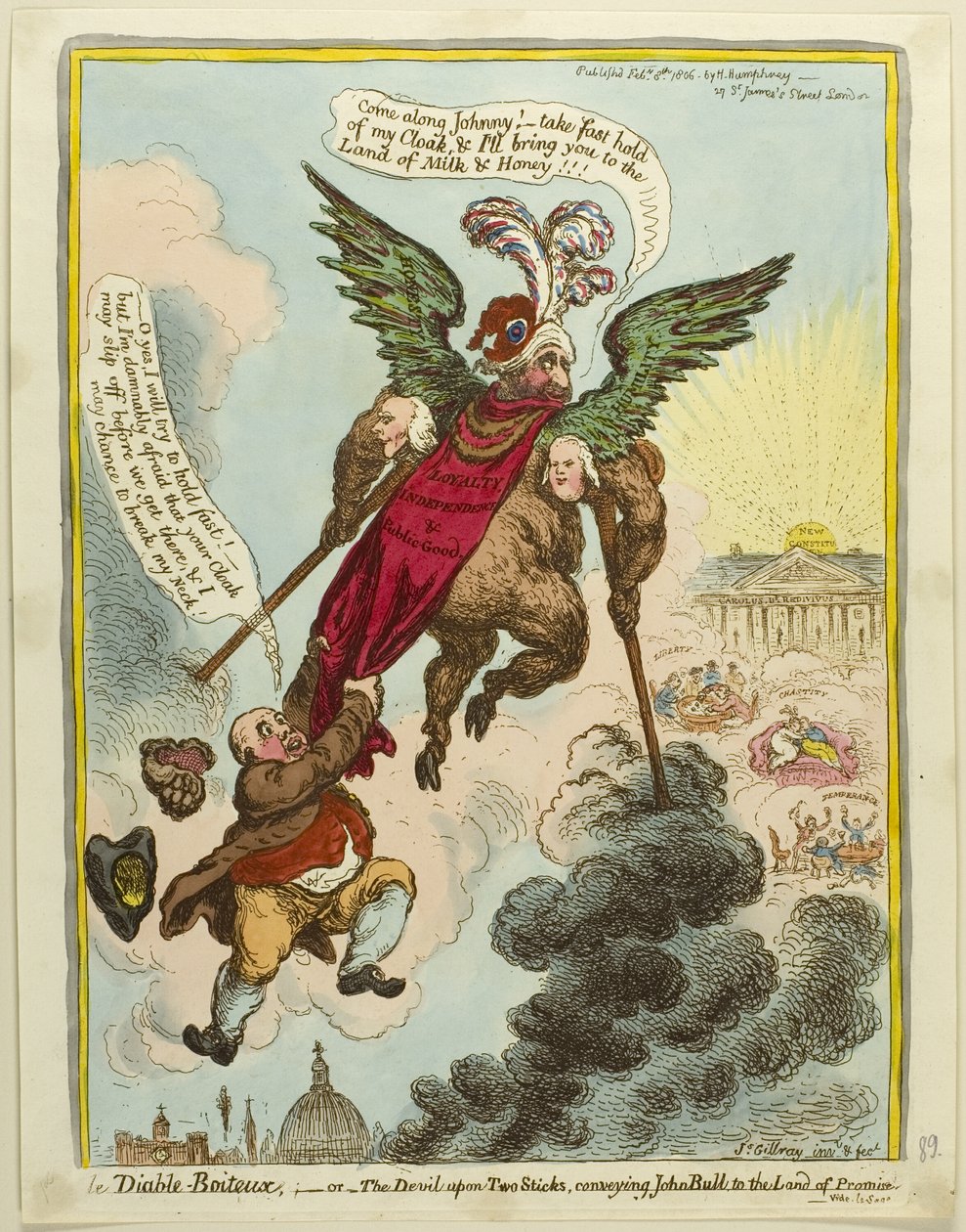 Devil-Lame tekijältä James Gillray