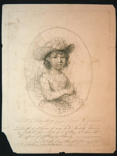 "Sketch by Humphrey, Spoiled by Gillray" tekijältä James Gillray