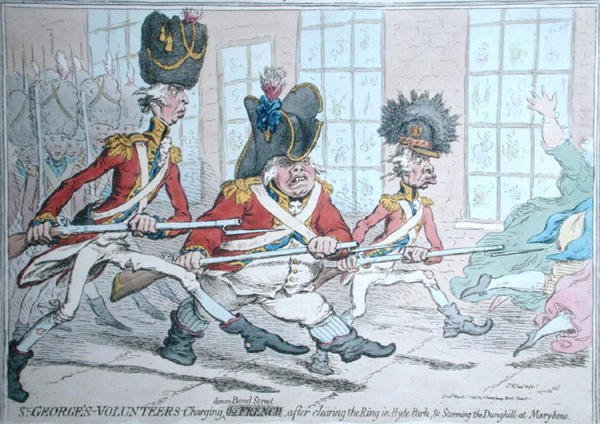 Hannah Humphreyn vuonna 1797 julkaisema St. George