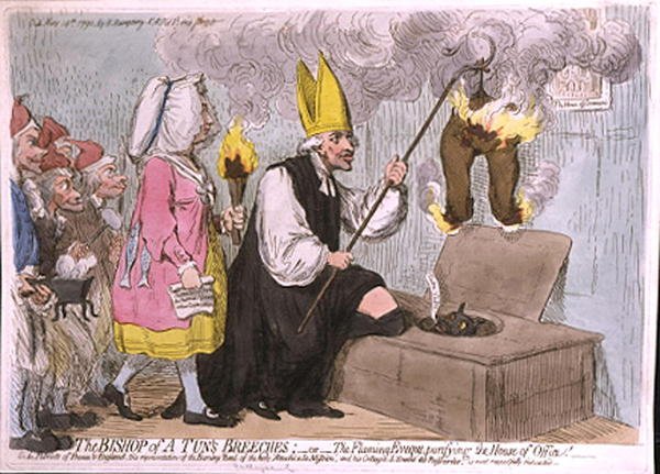 Hannah Humphreyn vuonna 1792 julkaisema The Bishop of a Tun
