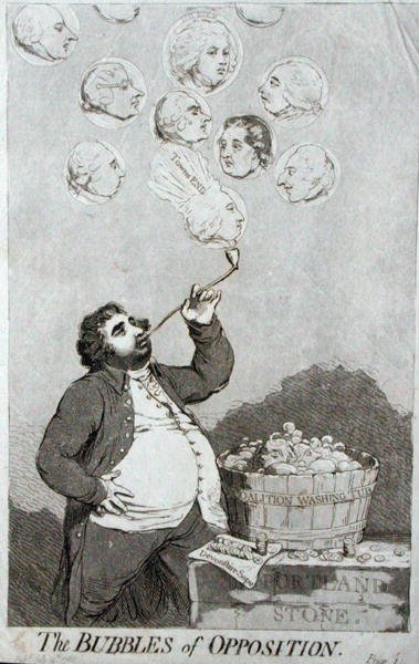 Opposition kuplat tekijältä James Gillray
