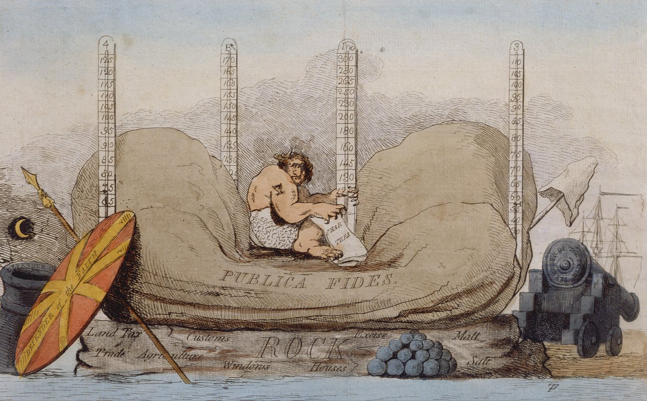 Incubus 1784 (käsinvärinen etsaus) tekijältä James Gillray