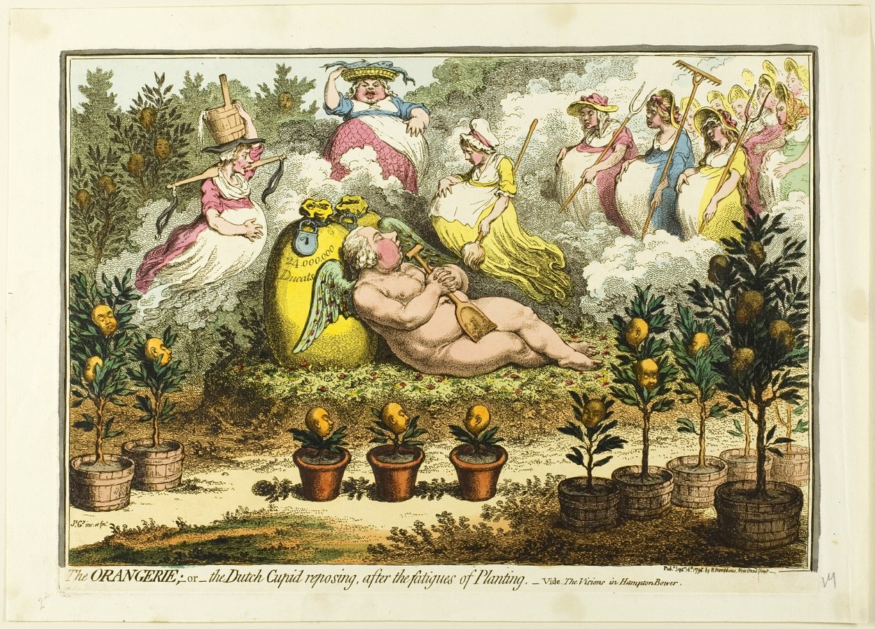 Orangerie tekijältä James Gillray