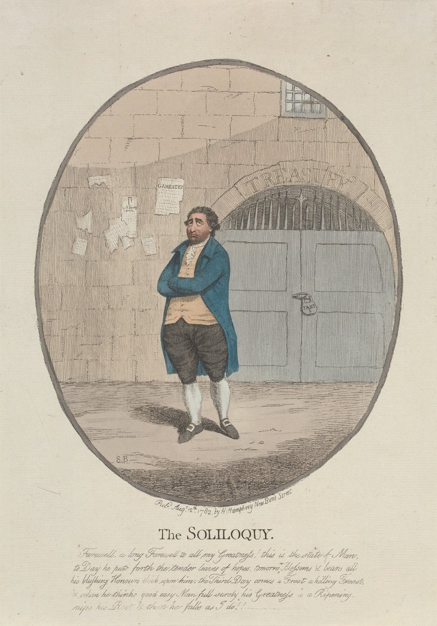 Monologi tekijältä James Gillray