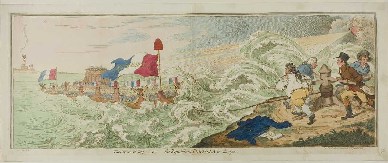 Myrsky nousee tekijältä James Gillray