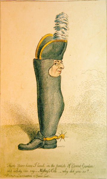 Kolmekymmentä vuotta olen asunut Covent Gardenin seurakunnassa, julkaissut Hannah Humphrey. tekijältä James Gillray