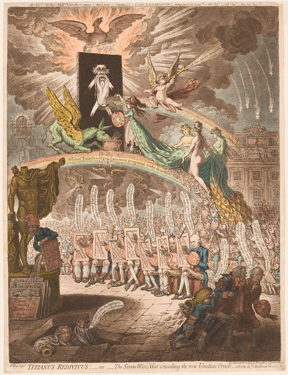 Titian kierrätetty tekijältä James Gillray