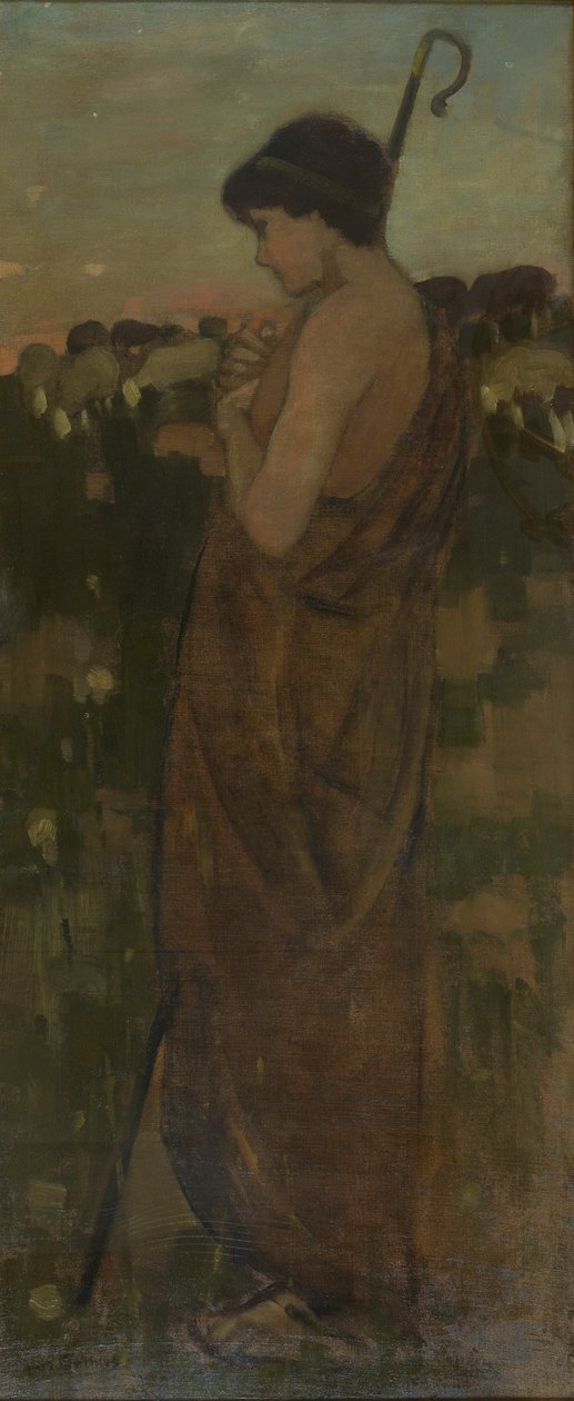 Paimenpoika, n. 1881 tekijältä James Guthrie
