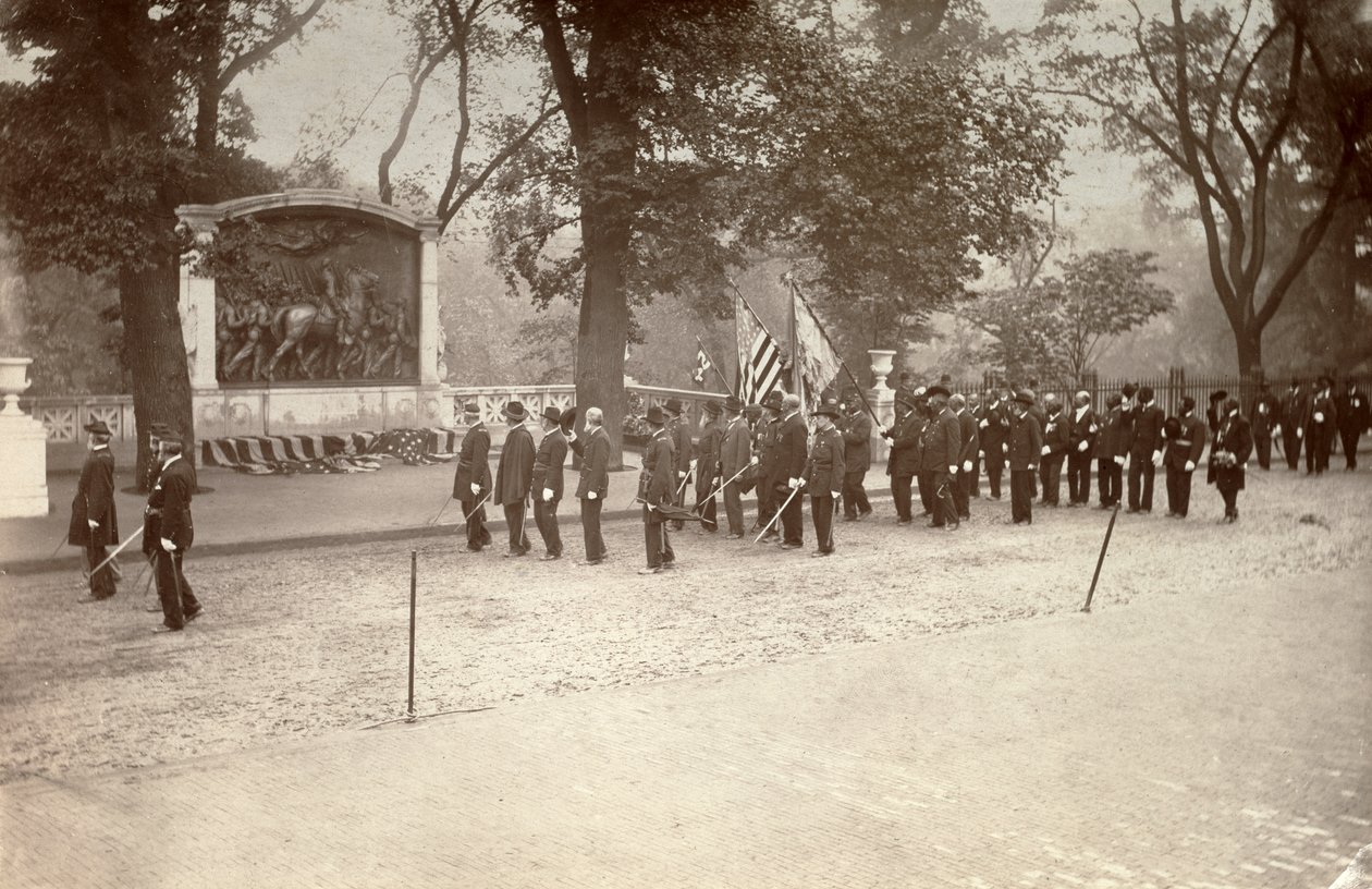 Muistomerkin vihkiminen Robert Gould Shaw