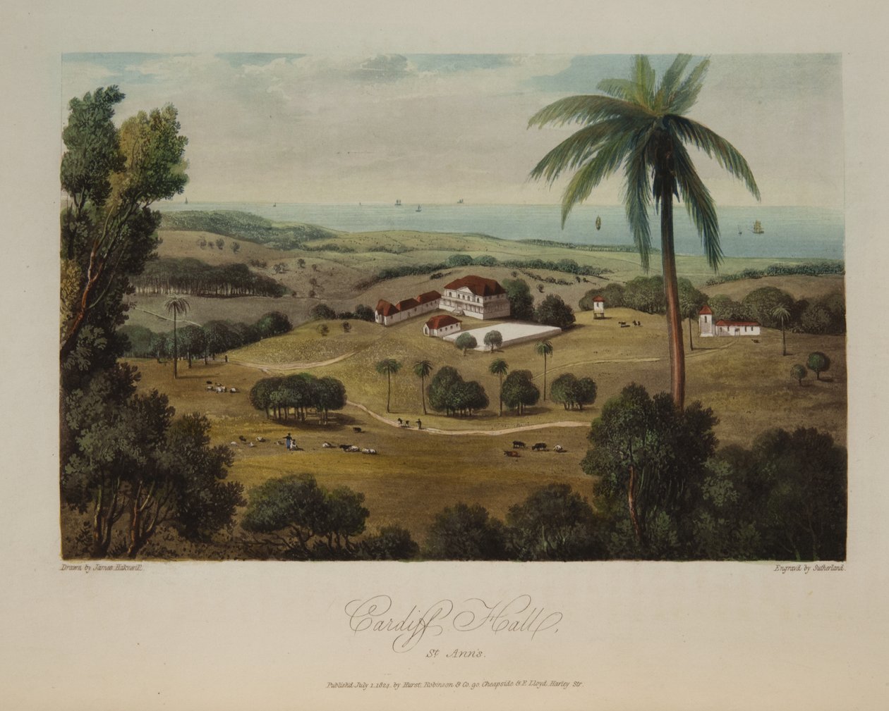 Cardiff Hall, St. Anns tekijältä James Hakewill