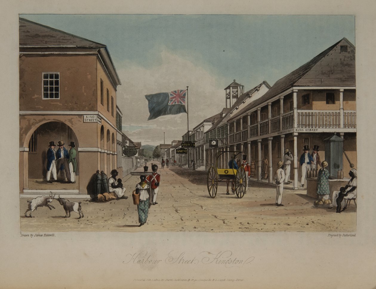 Harbour Street, Kingston tekijältä James Hakewill