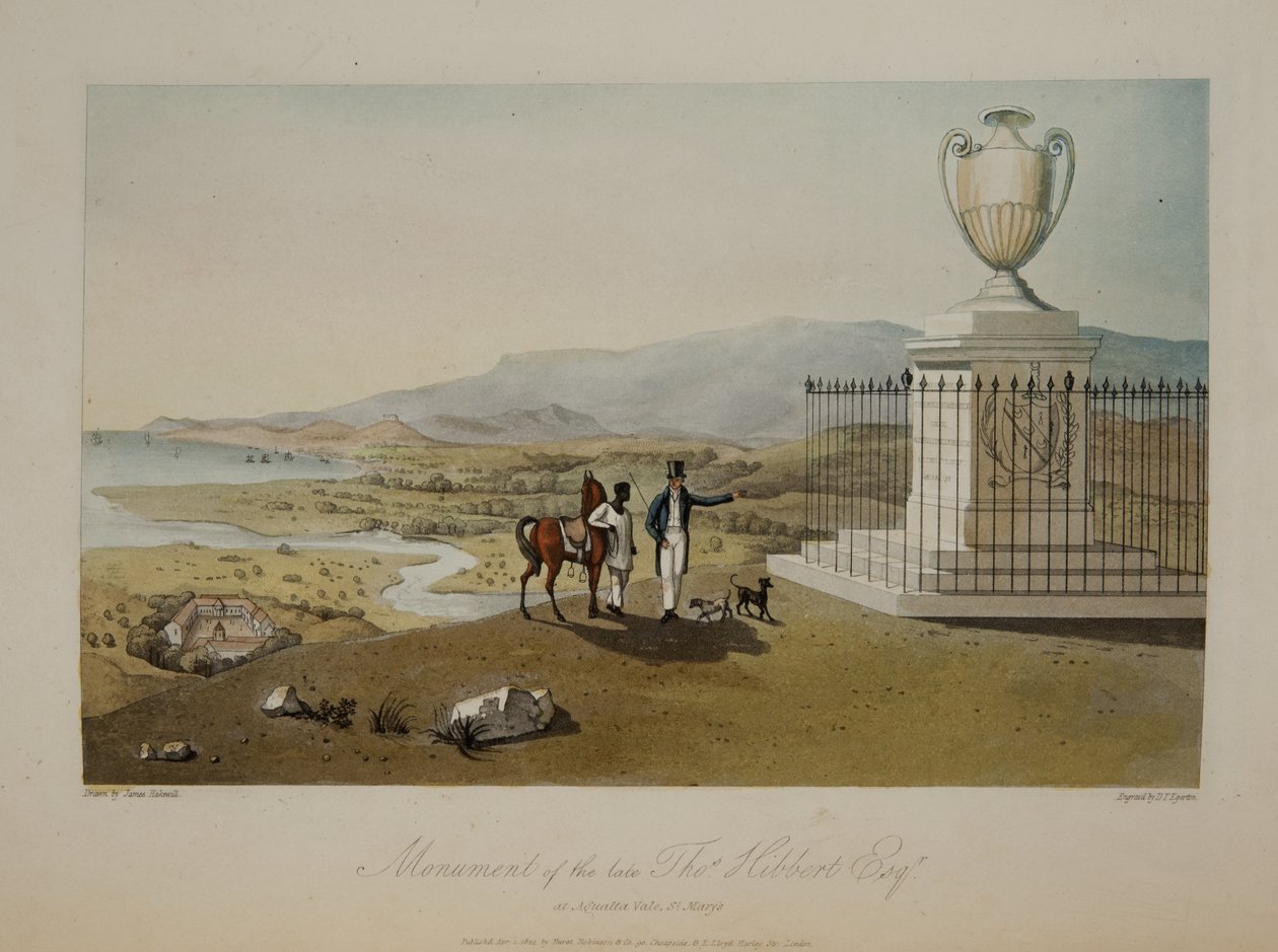 Edesmenneen Thomas Hibbertin muistomerkki, Esq tekijältä James Hakewill