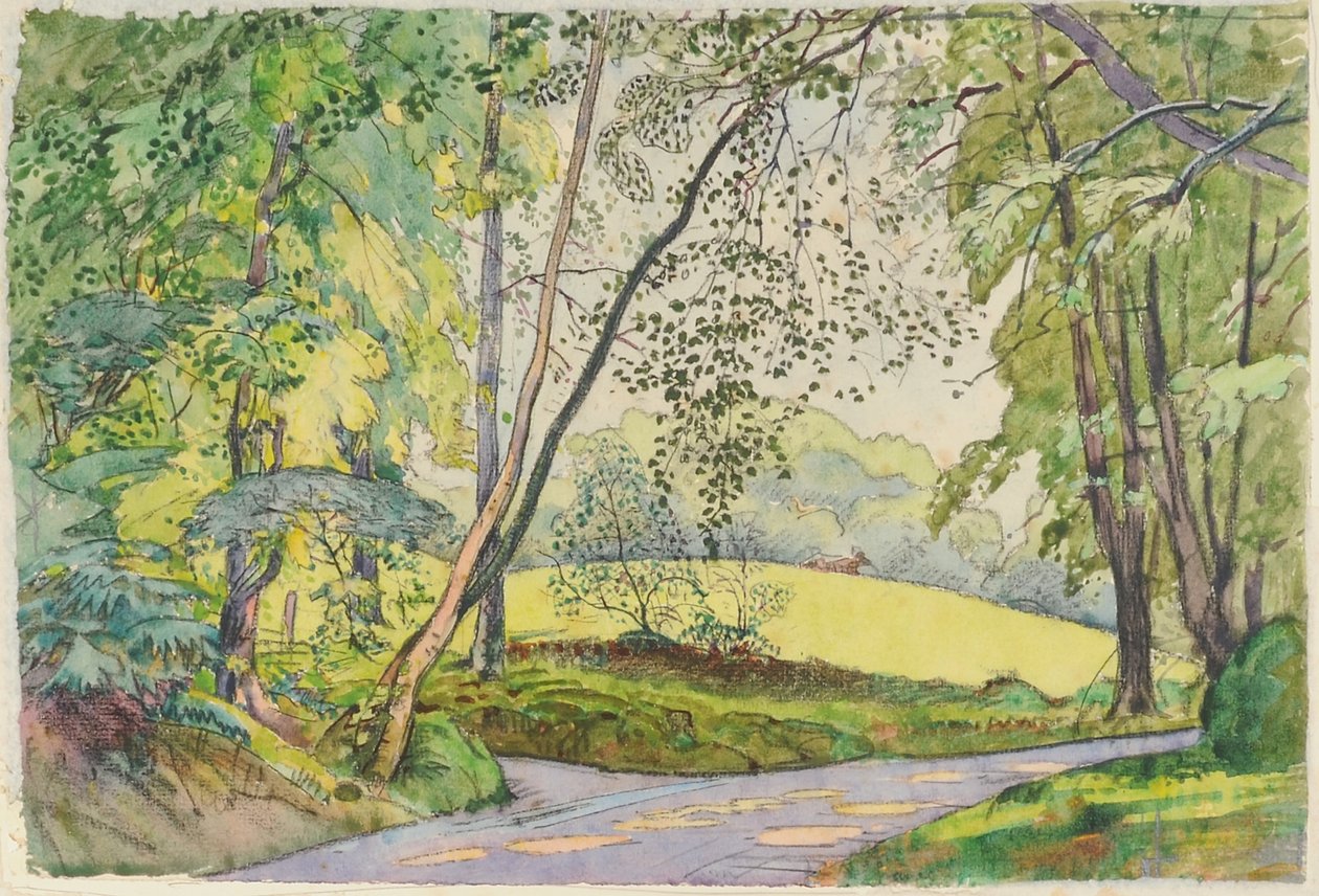 Puiden läpi, 1910-1915 (wc paperilla) tekijältä James Hamilton Hay