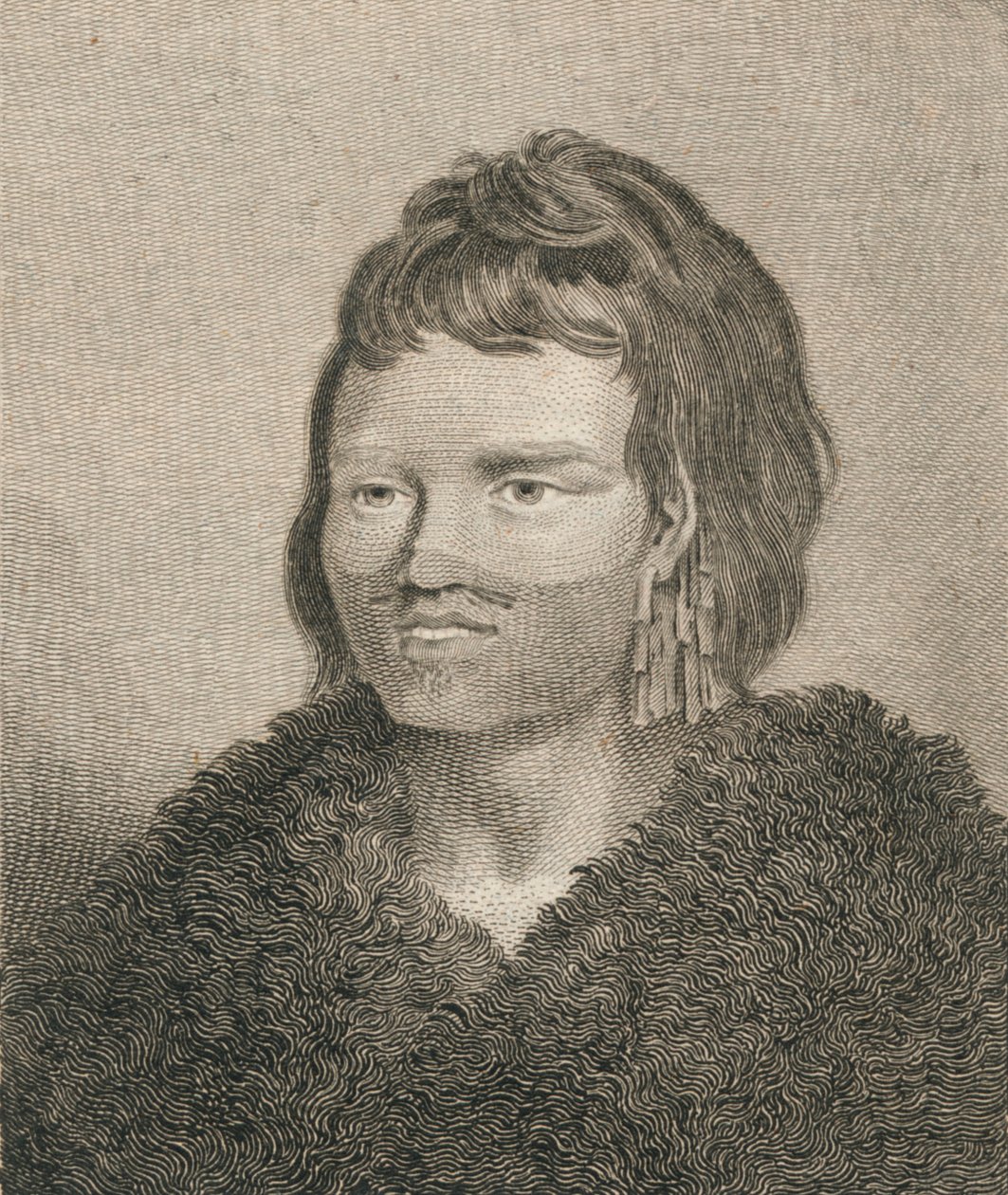 A Native of Sandwich Sound, 1784. tekijältä James Heath