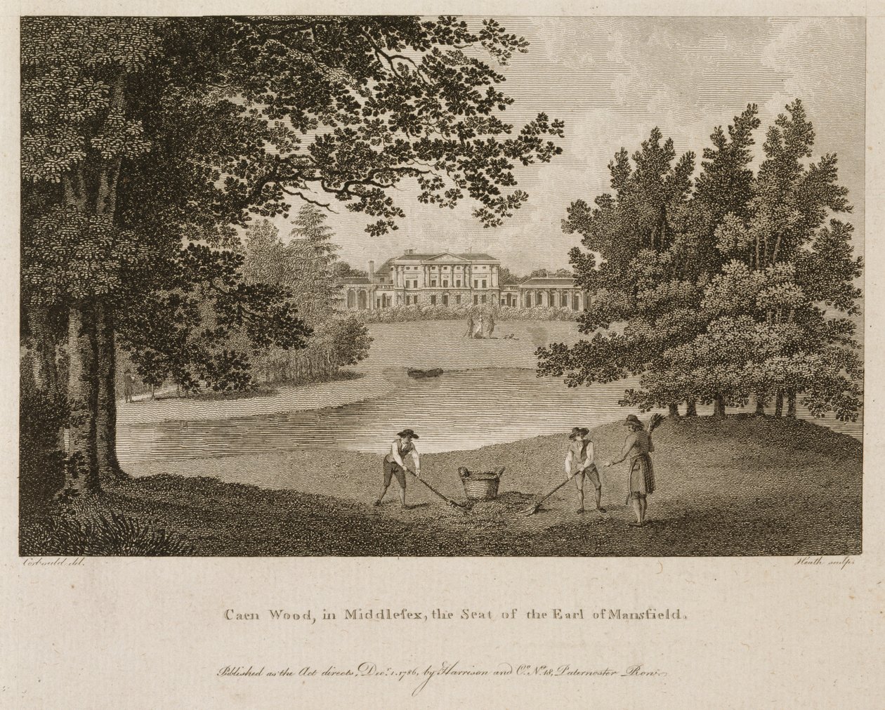 Kenwood House, Hampstead, Londres, 1786 finlandès tekijältä James Heath