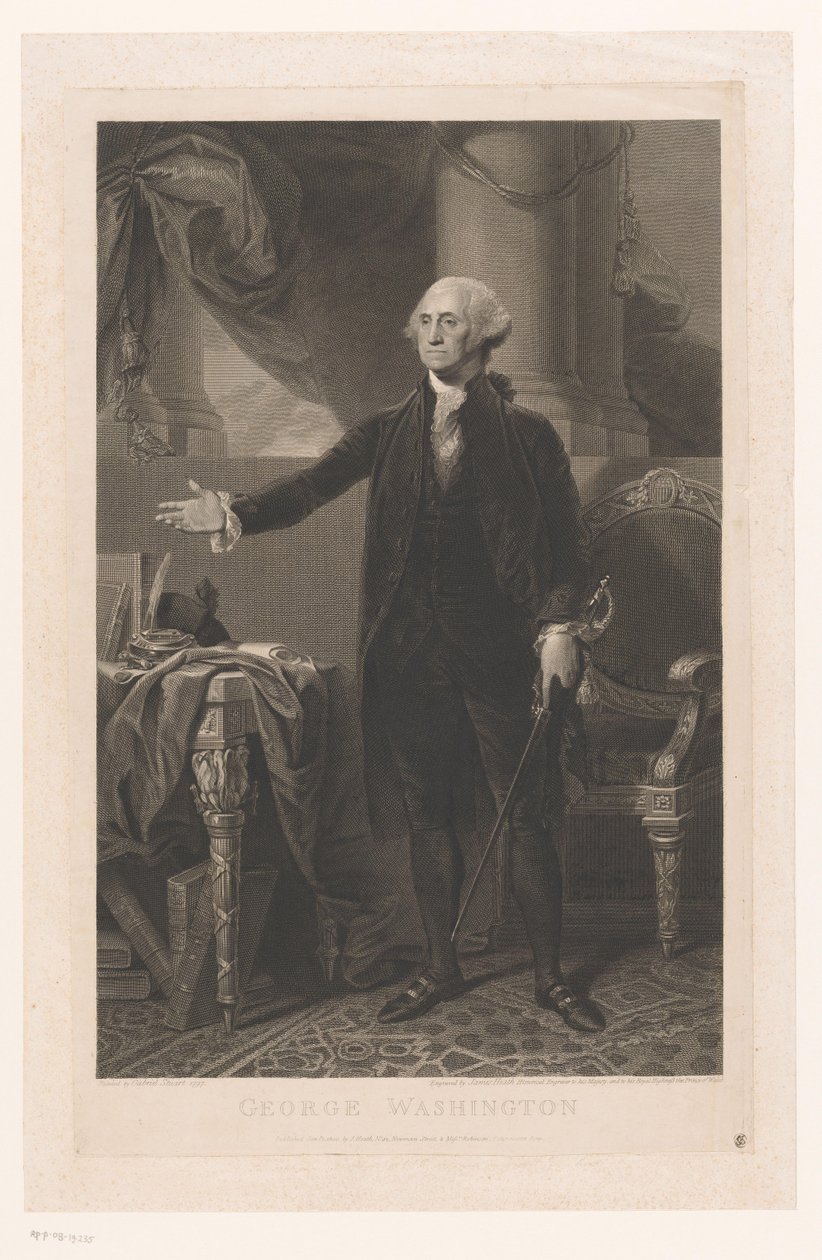 George Washingtonin muotokuva tekijältä James Heath