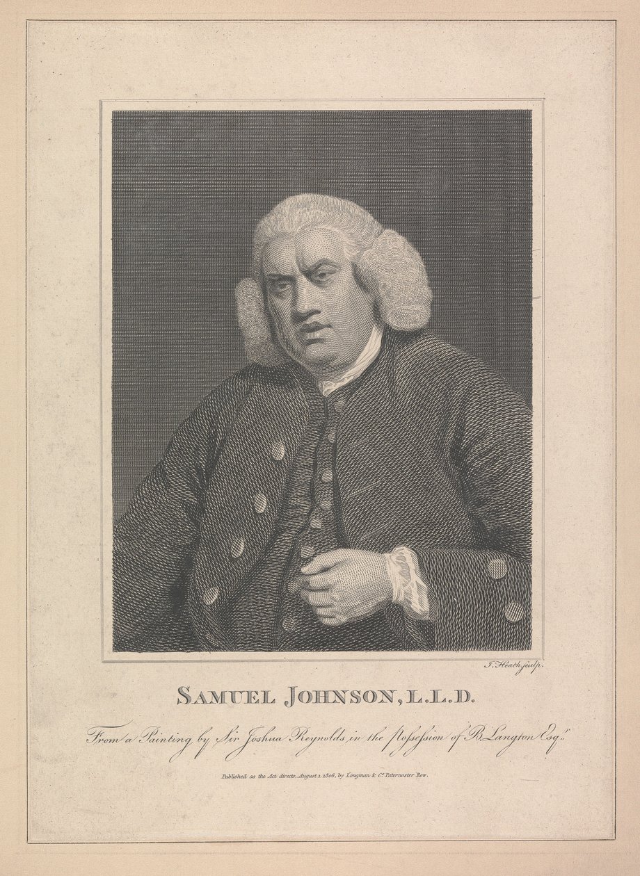 Samuel Johnson tekijältä James Heath