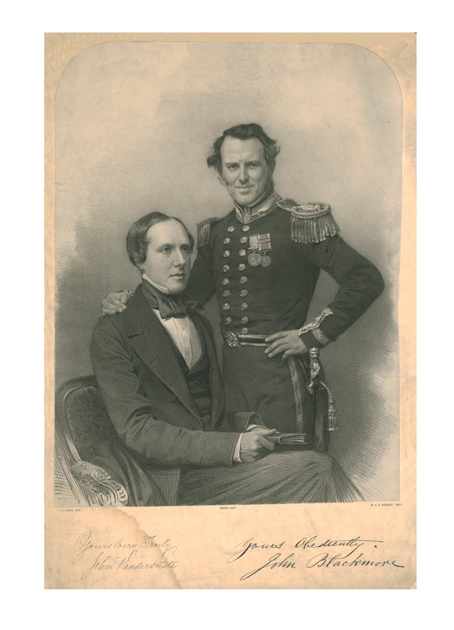 John Vandersuste, John Blackmore, 1855 tekijältä James Henry Lynch