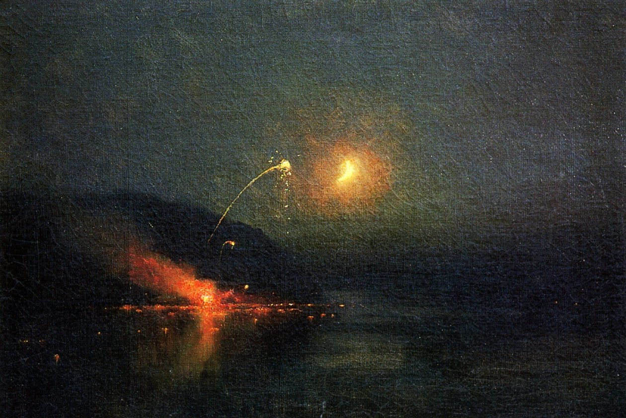 Ilotulitus Potomacin poikki, 1902 tekijältä James Henry Moser