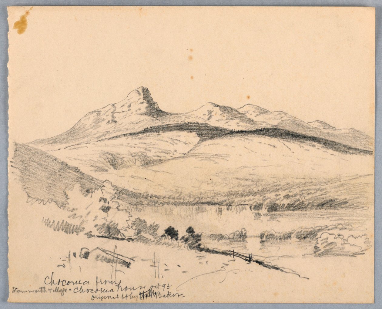 Mt. Chocorua Tamworthista, New Hampshiresta tekijältä James Henry Moser