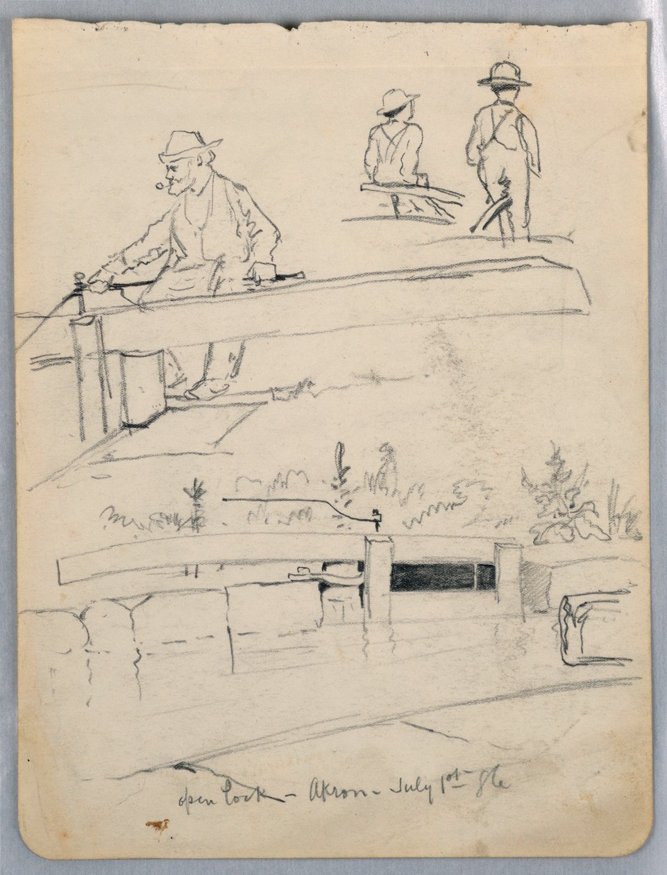 Open Lock, Akron, Ohio tekijältä James Henry Moser