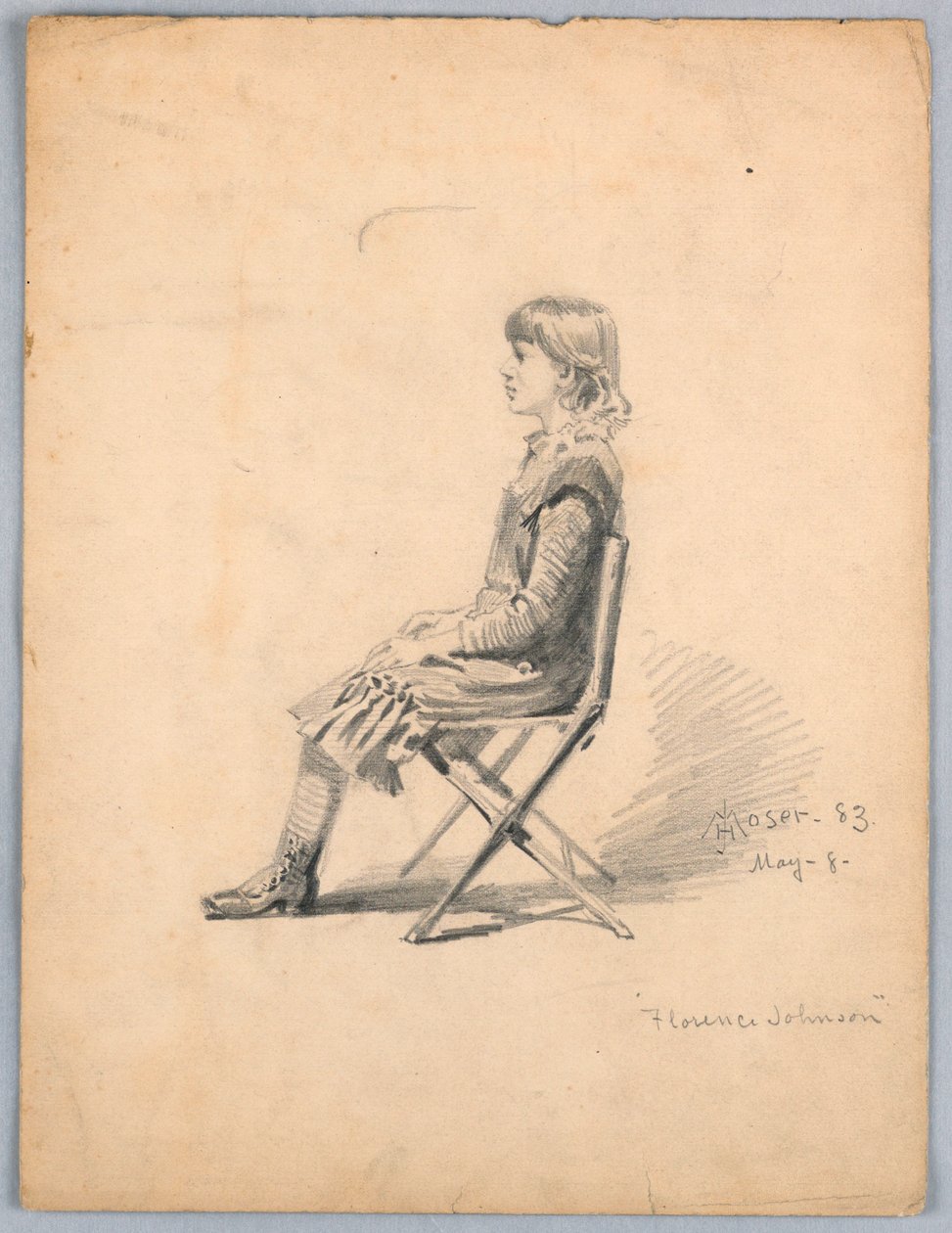 Florence Johnsonin muotokuva tekijältä James Henry Moser