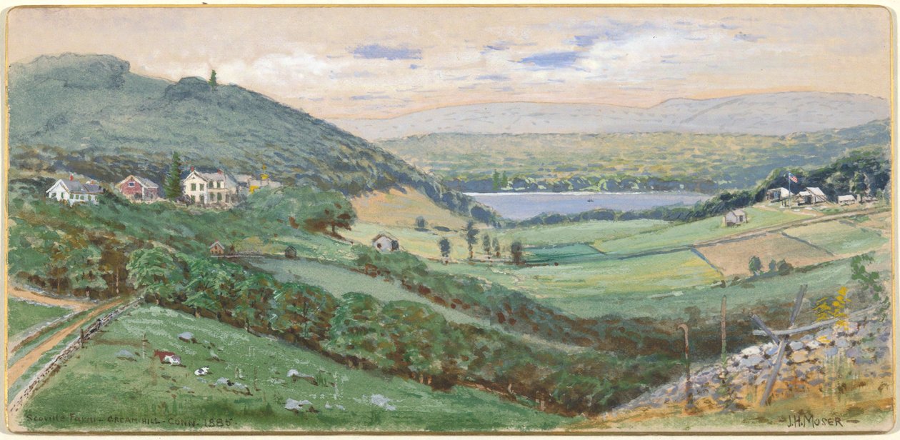 Scoville Farm, Cream Hill, Connecticut tekijältä James Henry Moser
