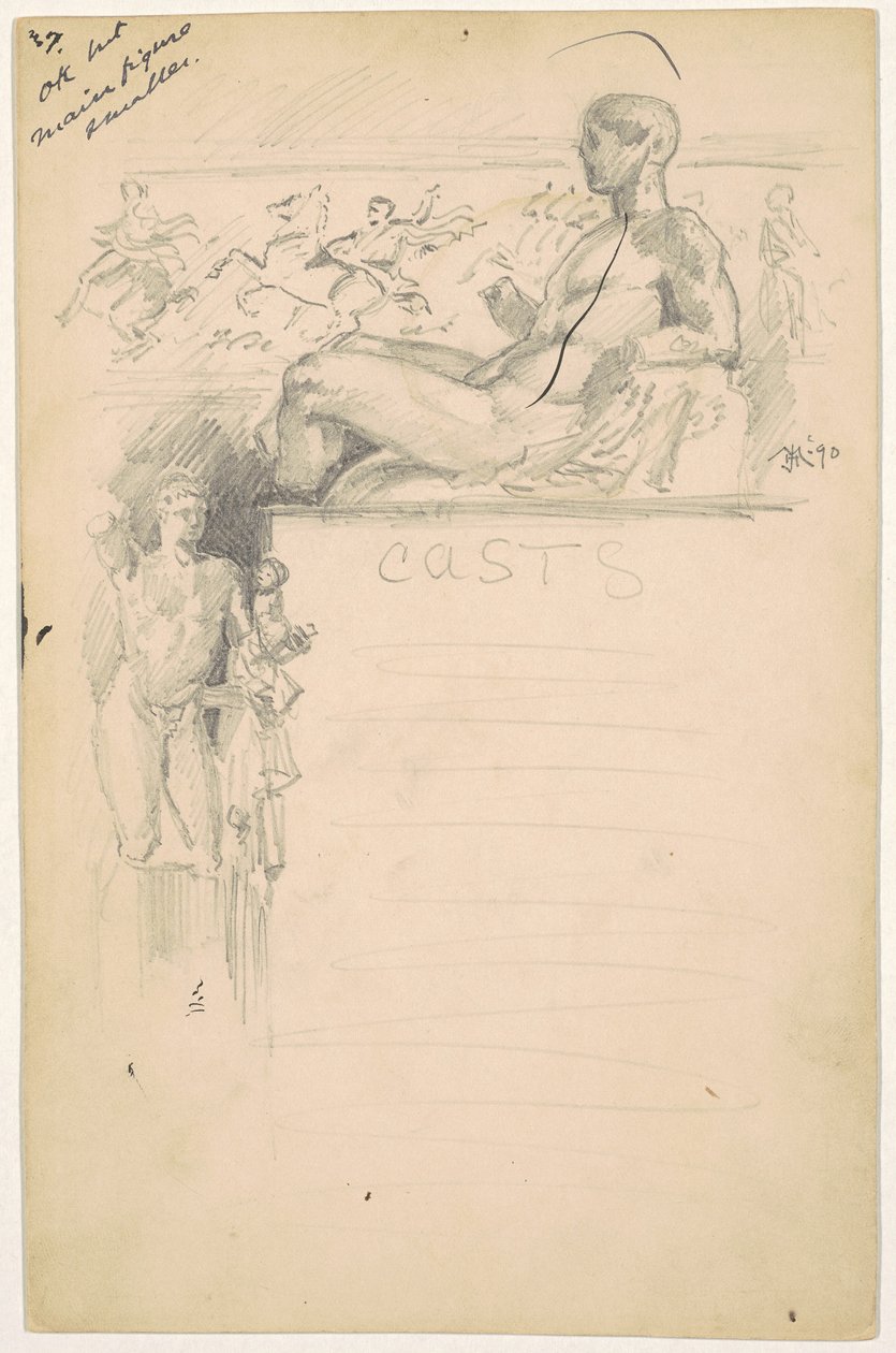 Tutkimus "Antiikkiveistoksen valut: Parthenon" tekijältä James Henry Moser