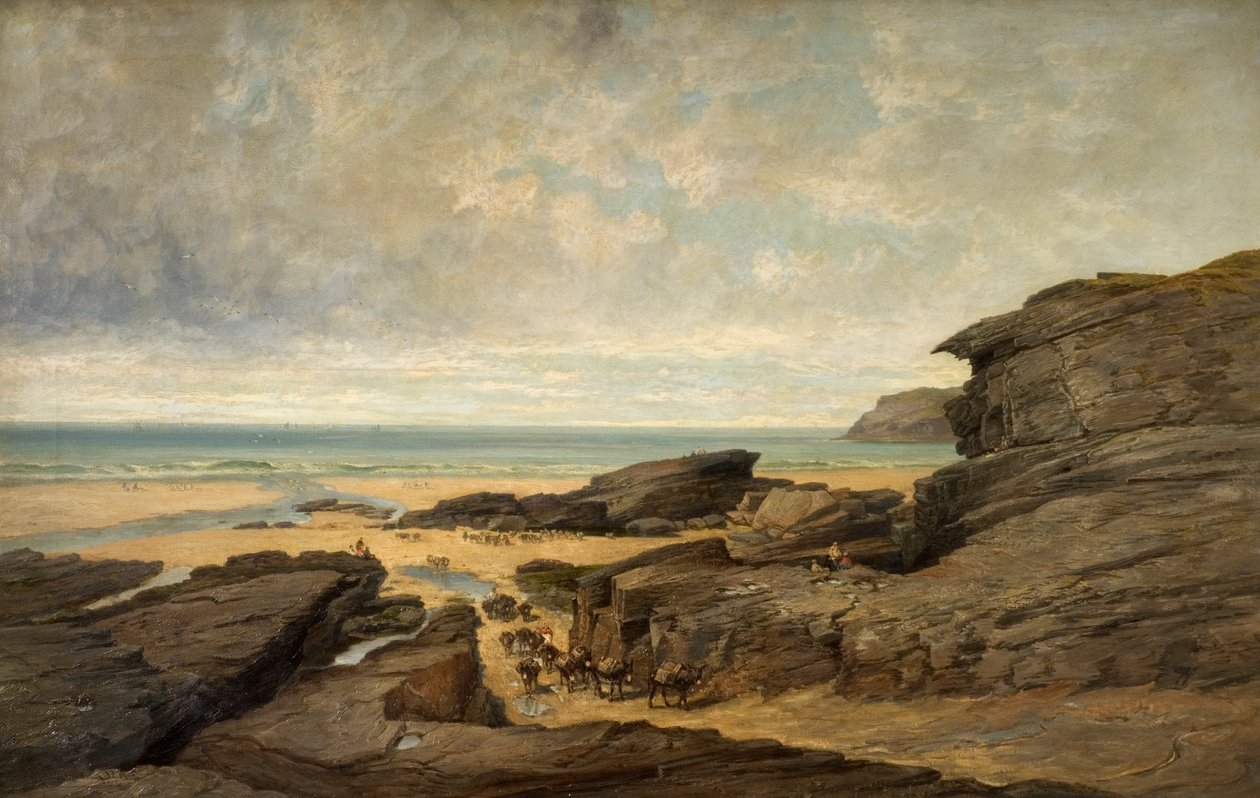 Low Water, Trebarwith Strand, Tintagel, Cornwall tekijältä James Holland