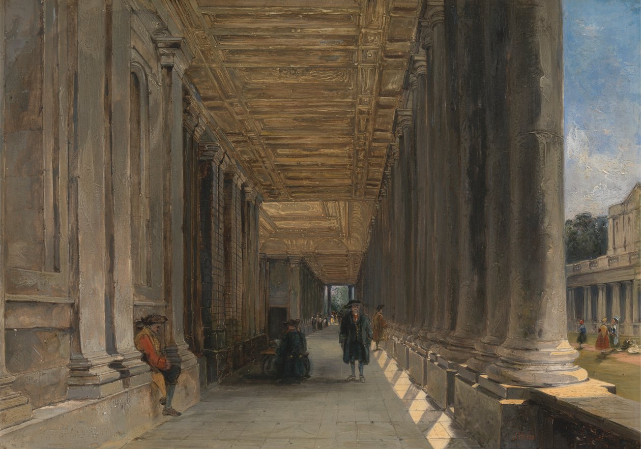 Queen Mary Courtin pylväikkö, Greenwich tekijältä James Holland