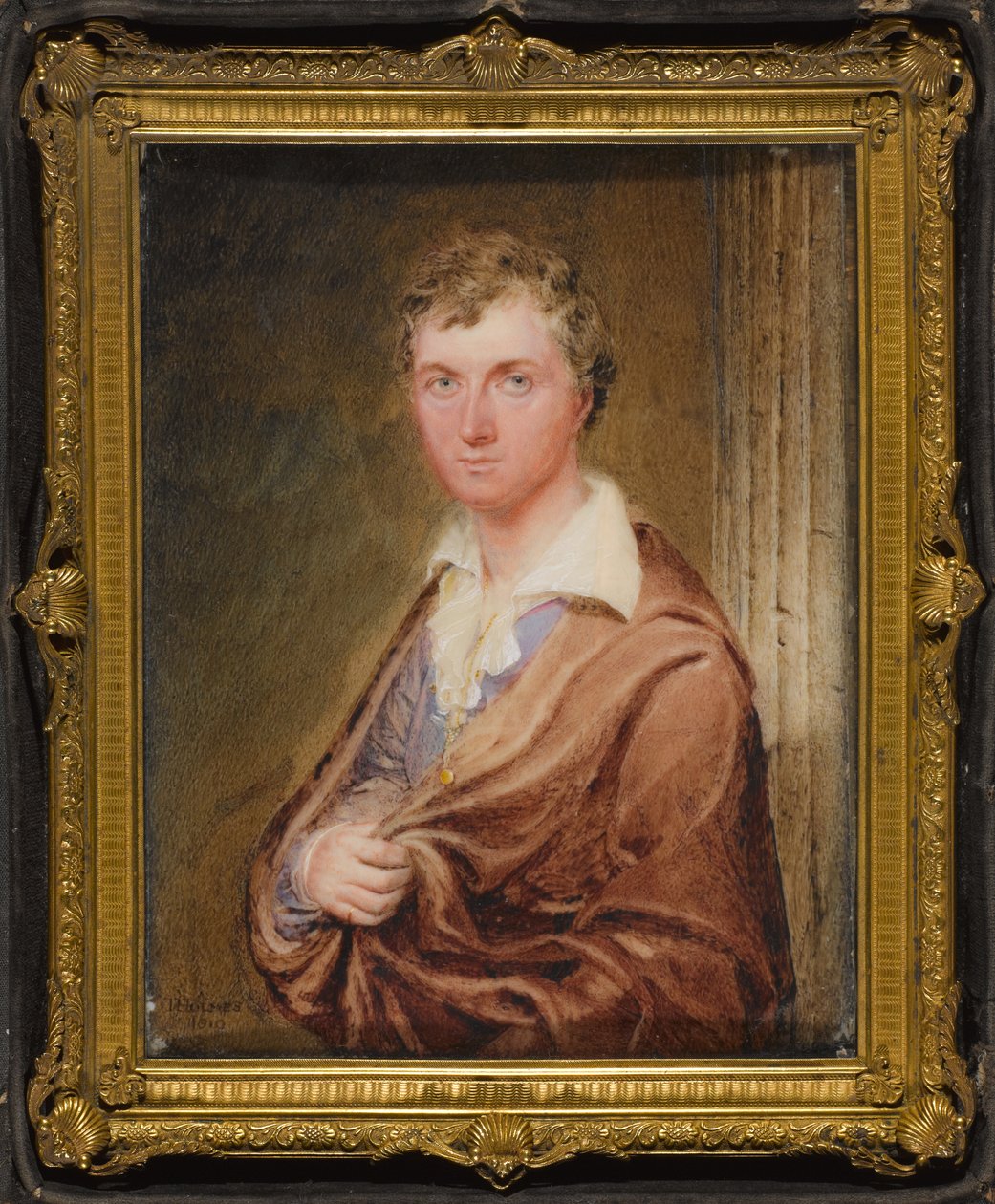 General Sir George Murray in civilian dress, c.1819  (miniature on ivory) tekijältä James Holmes