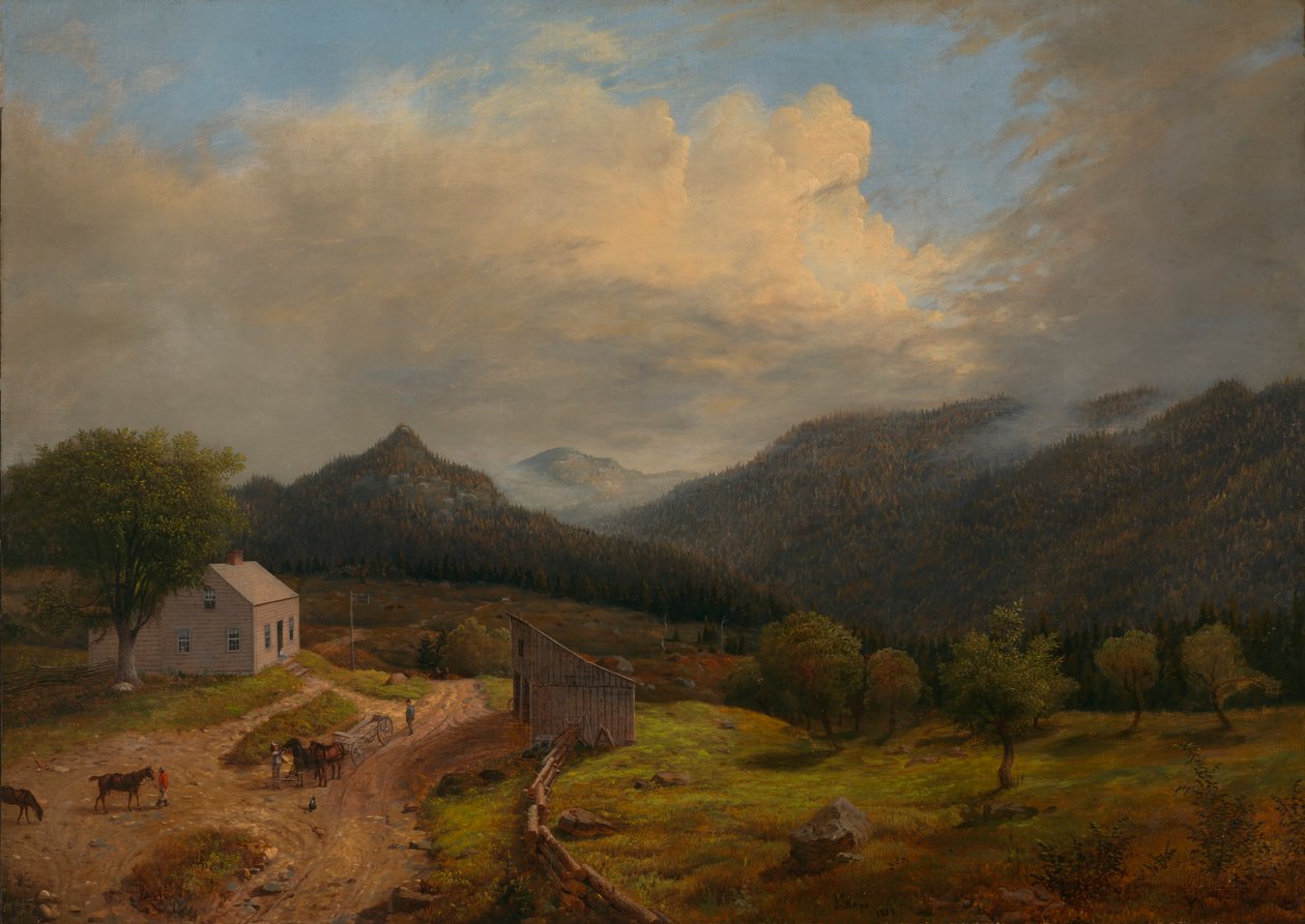 Taverna New Bostonissa, Vermontissa, 1855. tekijältä James Hope