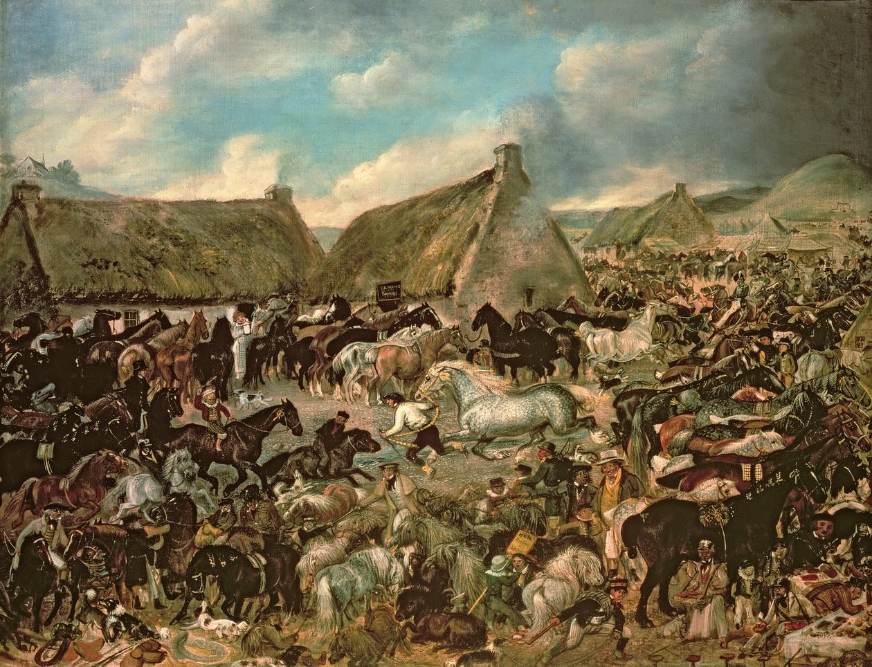 Hevoset Skirling-messuilla tekijältä James Howe