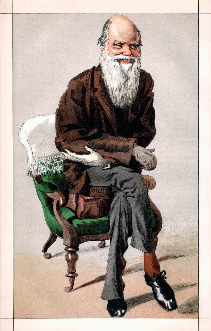 Charles Darwinin muotokuva tekijältä James Jacques Joseph  Tissot