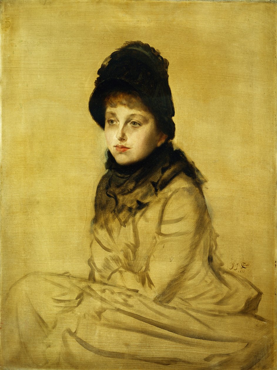 Muotokuva Kathleen Newtonista, 1877 tekijältä James Jacques Joseph Tissot