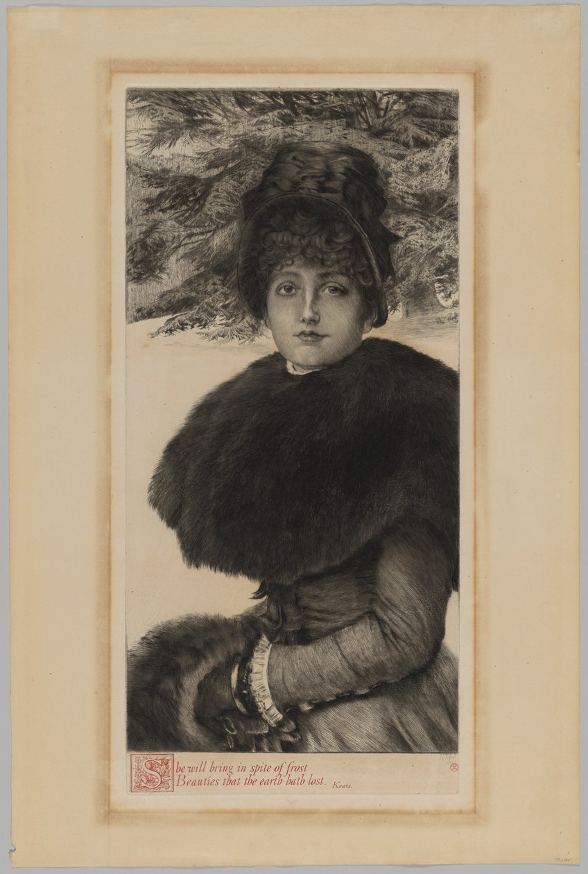 Talvinen kävelyretki tekijältä James Jacques Joseph Tissot
