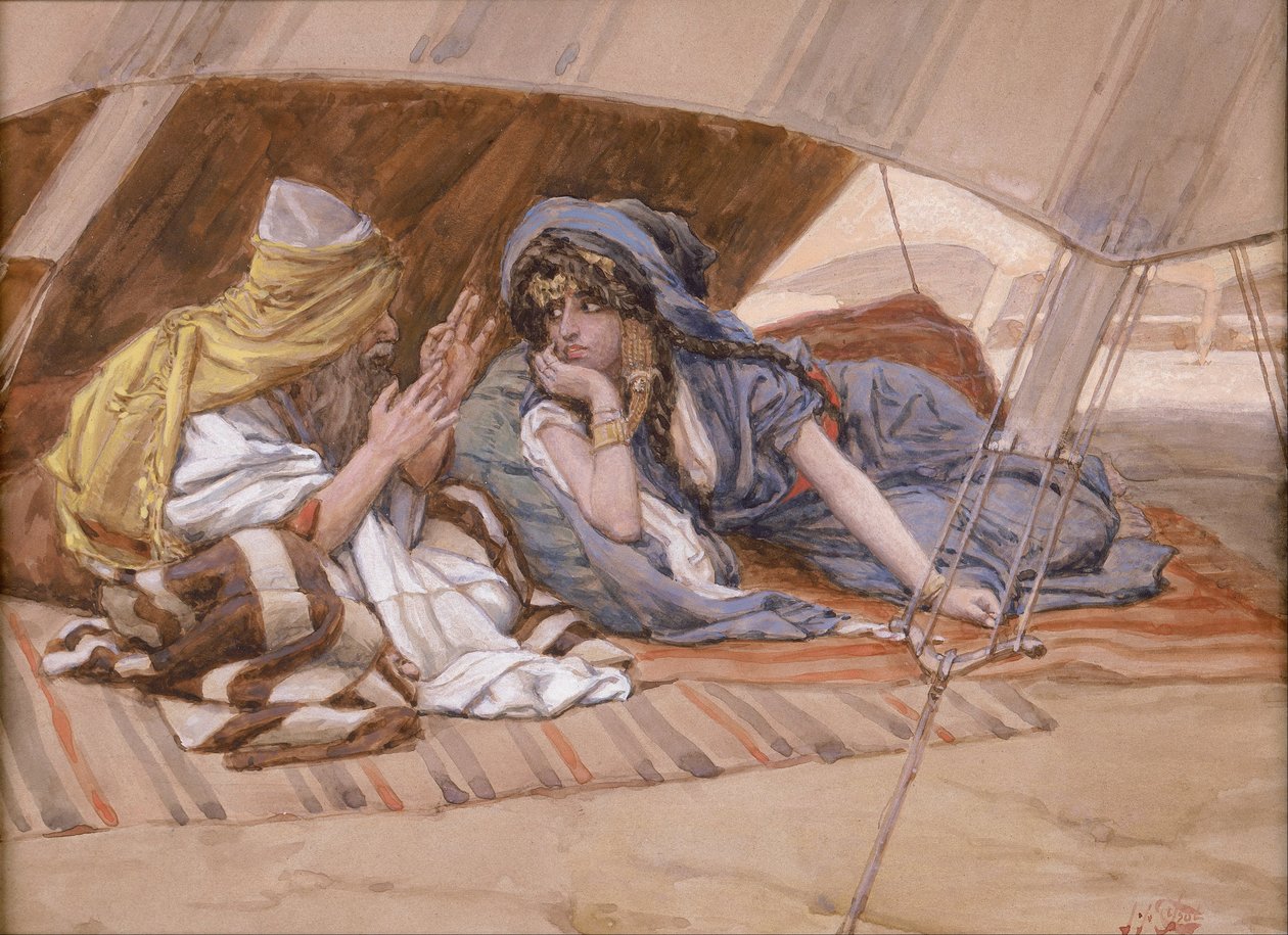 Abramin neuvo Saraille tekijältä James Jacques Joseph Tissot